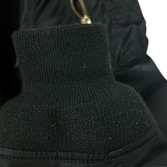 MA1 Bomber Jacket Alpha Industries Black Slim Fit Men’s Bomber Jacket XS - Picture 3 of 7